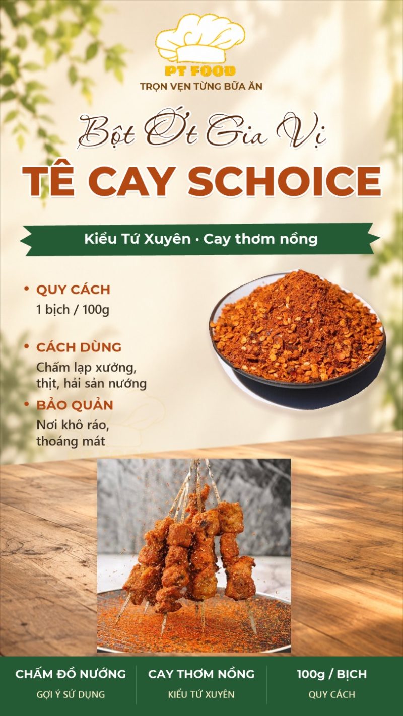 Bột ớt chấm tê cay schoice — 1 bịch - ảnh 5