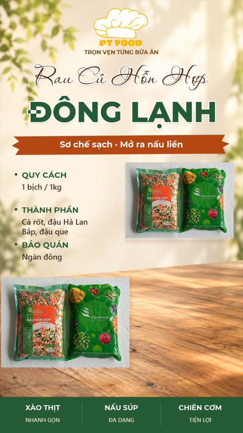 Rau củ hỗn hợp — 1 bịch - ảnh 1