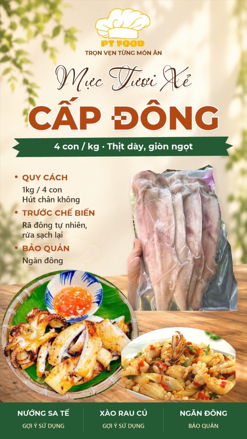 Mực Tươi xẻ cấp đông — 1 bịch - ảnh 9