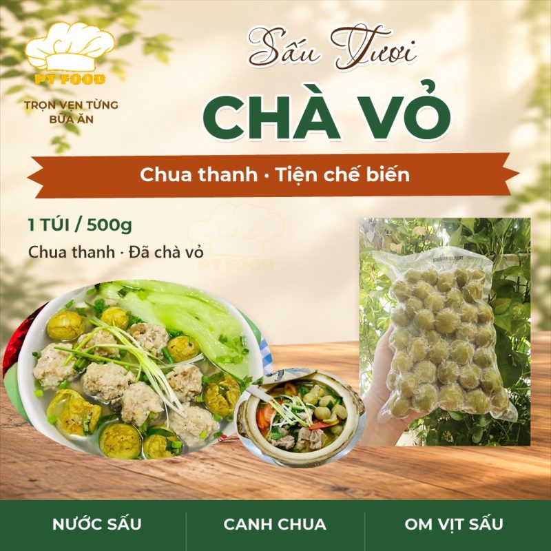 Sấu tươi chà vỏ