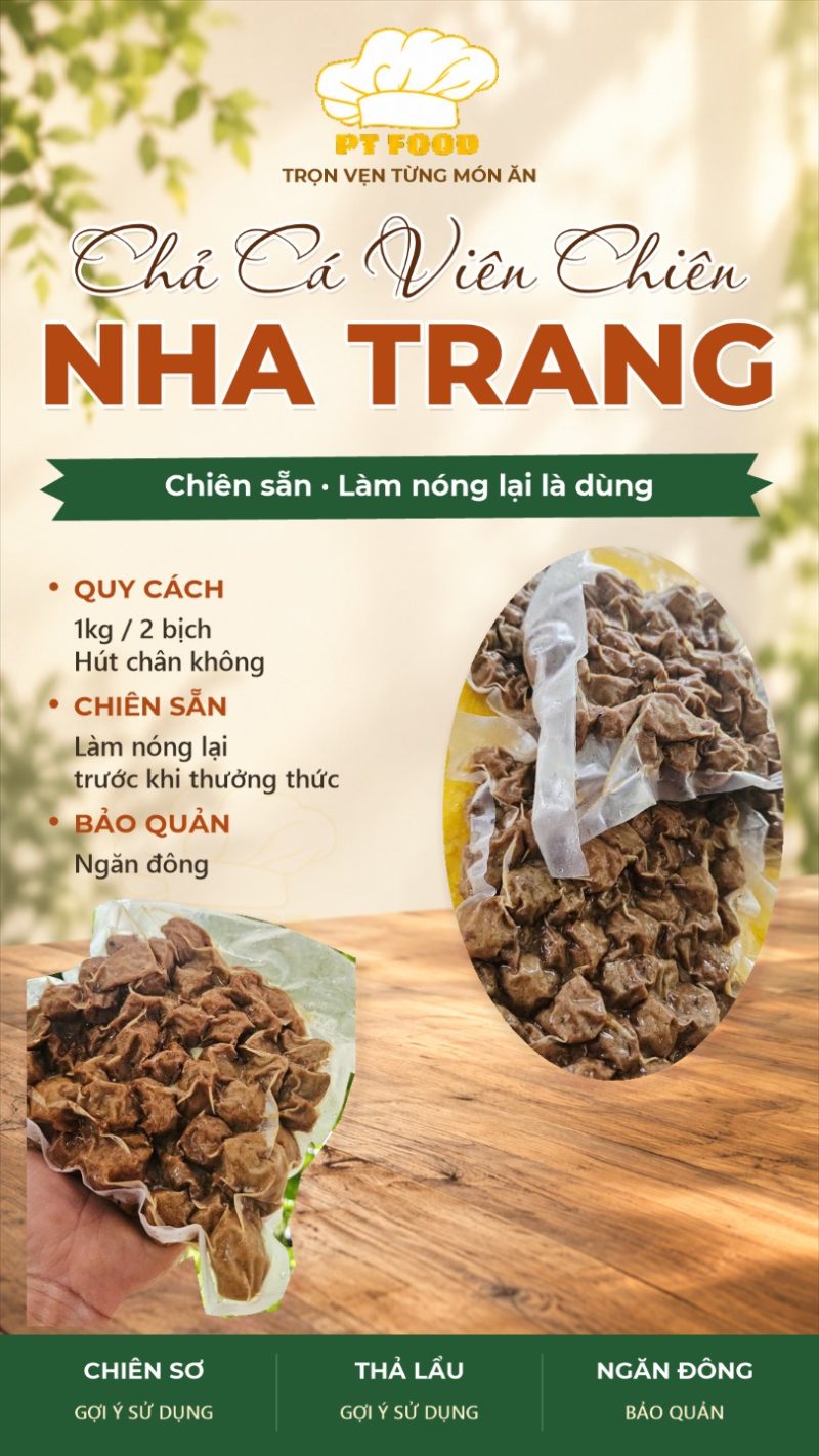 Chả cá viên chiên Nha Trang — 2 bịch - ảnh 4