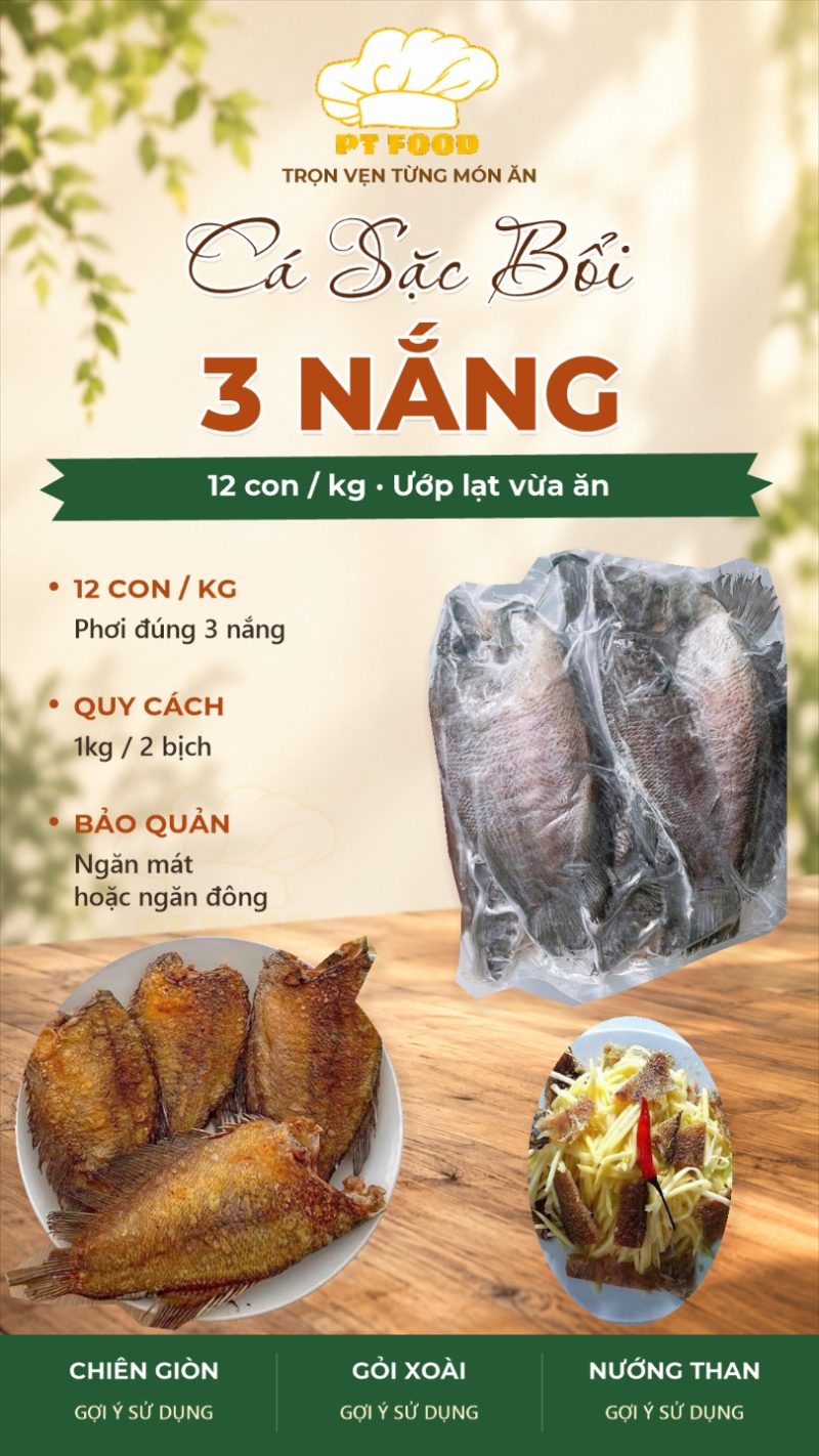 Cá Sặc Bổi 3 Nắng 12 Con — 2 bịch - ảnh 9