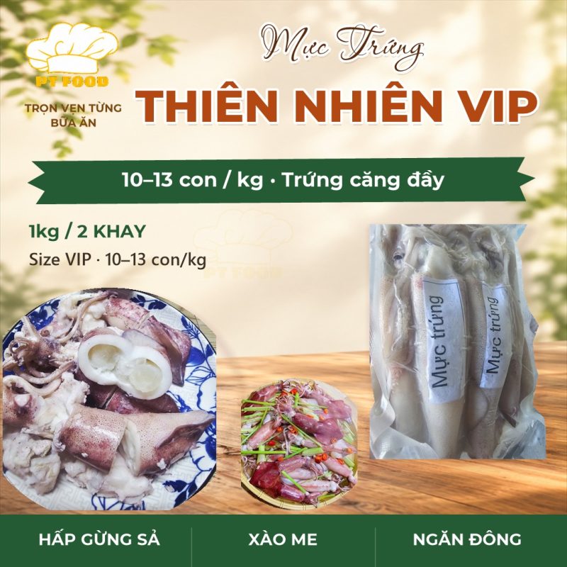 Mực Trứng Thiên Nhiên VIP