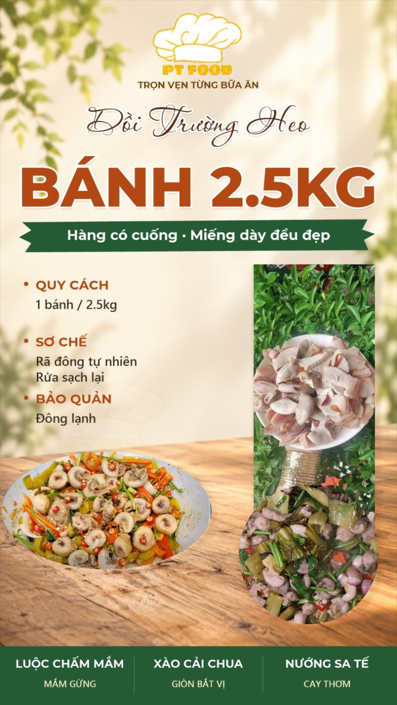 Dồi Trường Heo 2.5Kg — 1 Bánh - ảnh 8