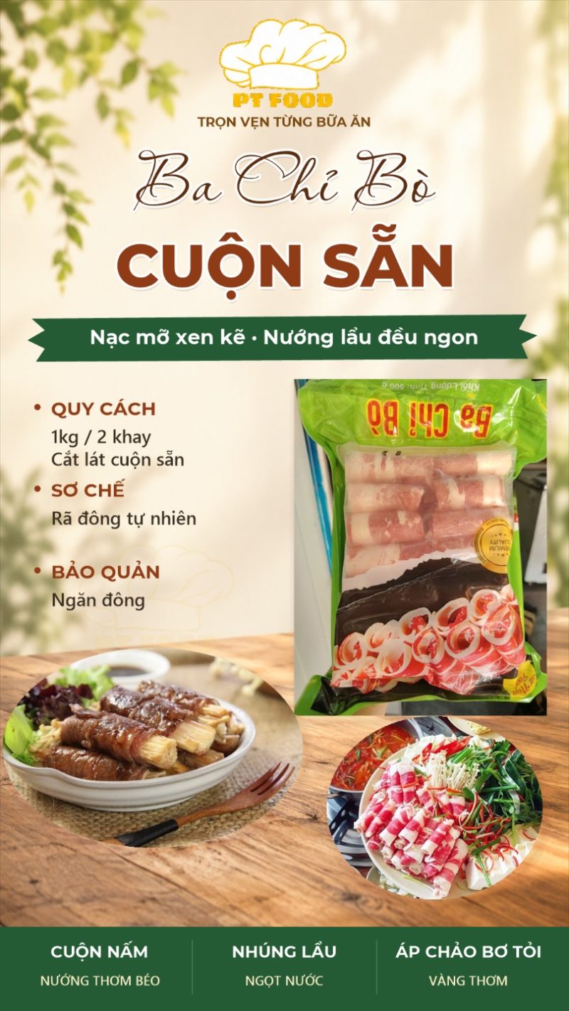 Ba Chỉ Bò Cuộn — 2 bịch - ảnh 10