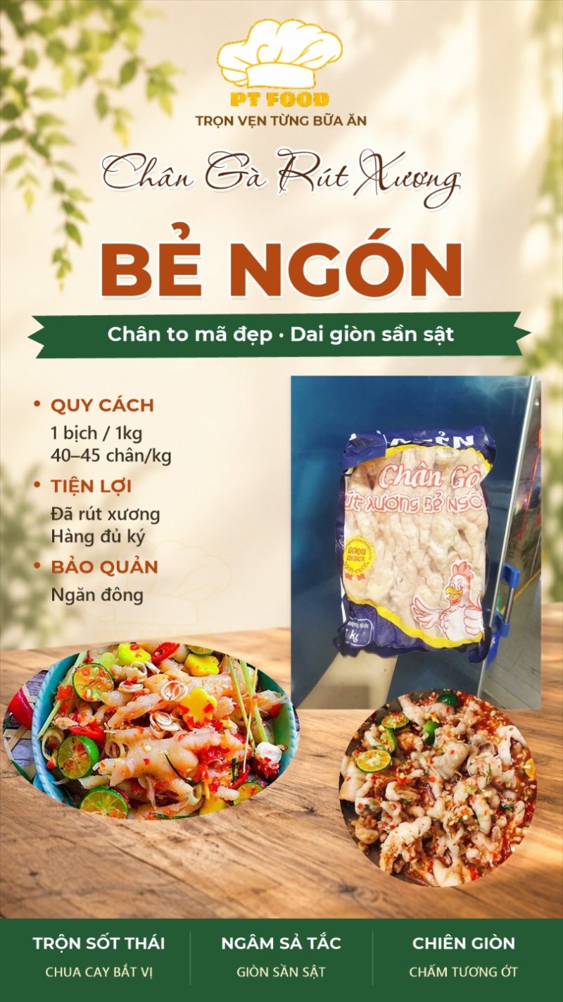 Chân gà rút xương BN đủ ký — 1 bịch - ảnh 8