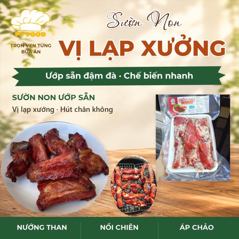 Sườn Non Vị Lạp Xưởng