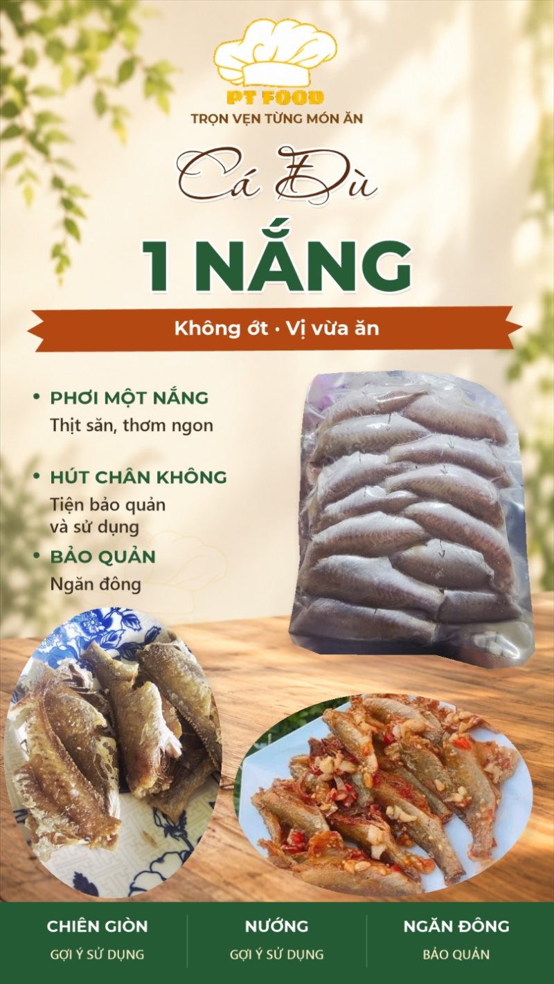 Cá đù 1 nắng 16-22 con không ớt — 2 bịch 20-30 con 1kg - ảnh 8