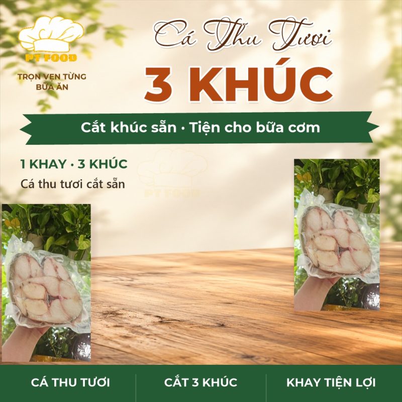 Cá Thu Tươi 3 Khúc