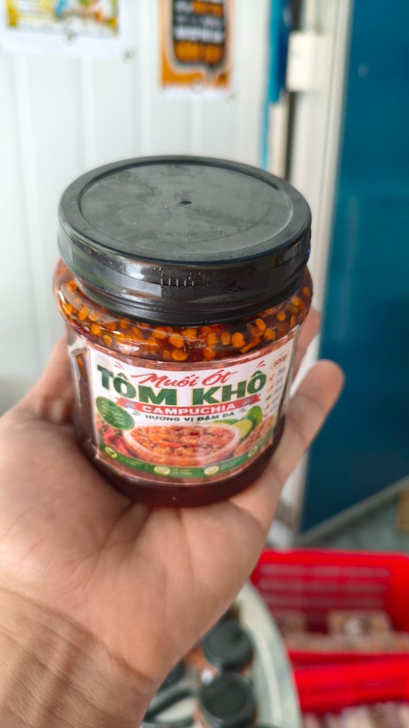 Muối ớt tôm khô Campuchia