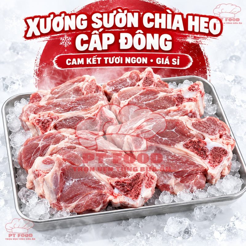 Xương chìa Heo Cấp Đông — 1 bịch - ảnh 7