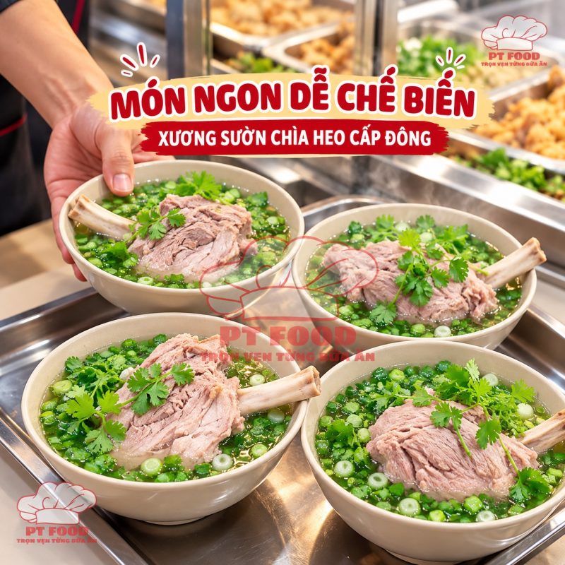 Xương chìa Heo Cấp Đông — 1 bịch - ảnh 1
