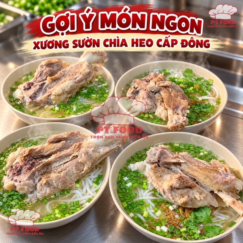 Xương chìa Heo Cấp Đông — 1 bịch - ảnh 5