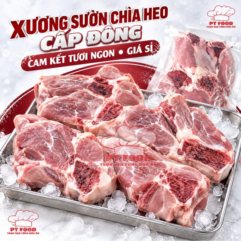 Xương chìa Heo Cấp Đông — 1 bịch - ảnh 8