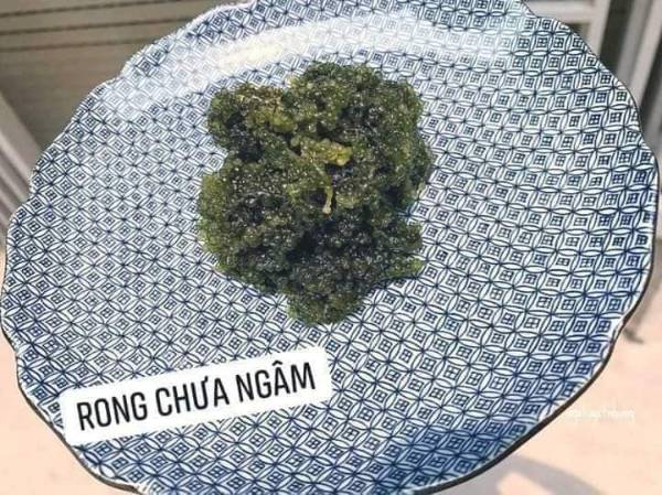 Rong nho tách nước