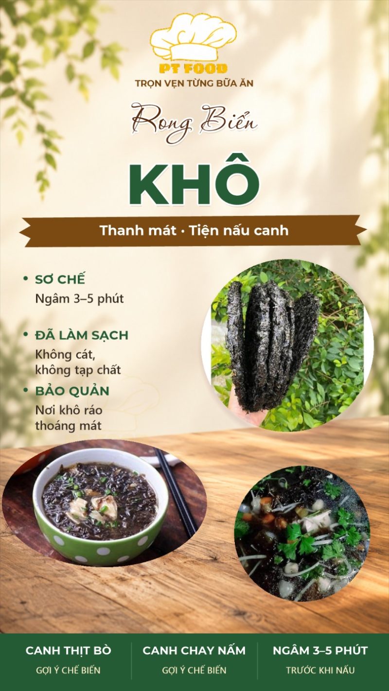 Rong biển  Khô — 1kg 2 cây - ảnh 6