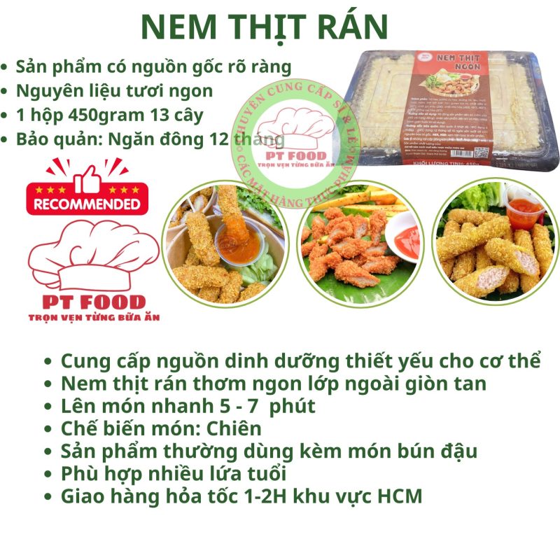 Nem Thịt Rán, Nem Chua Rán — 450gram - ảnh 10
