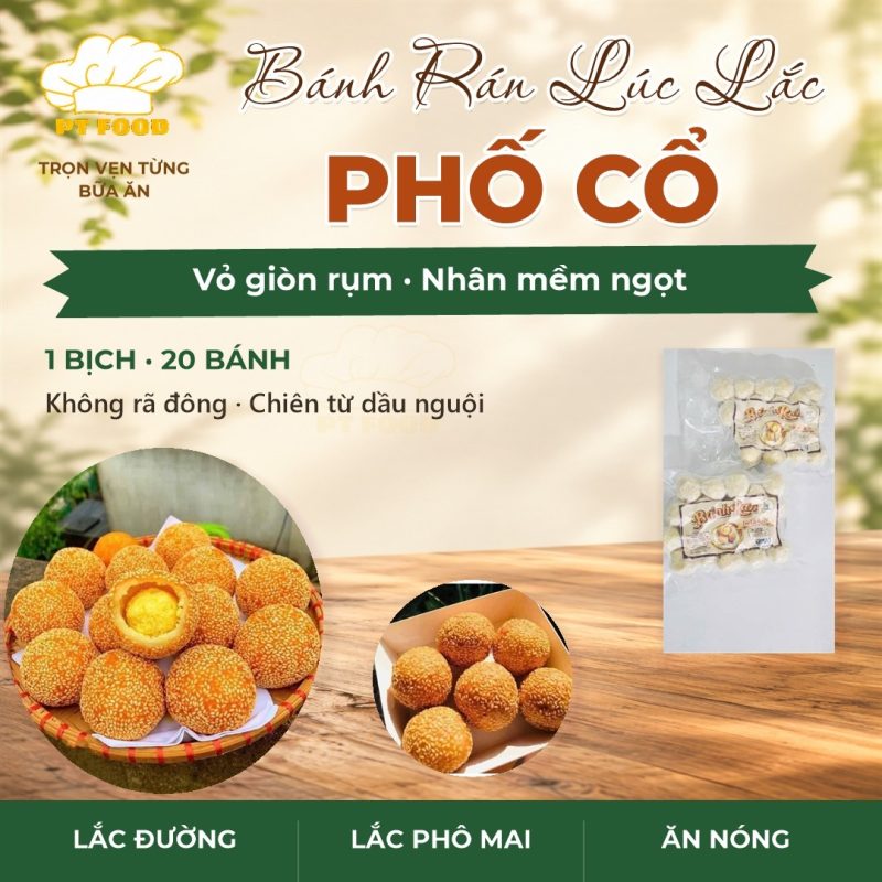 Bánh rán lúc lắc phố cổ