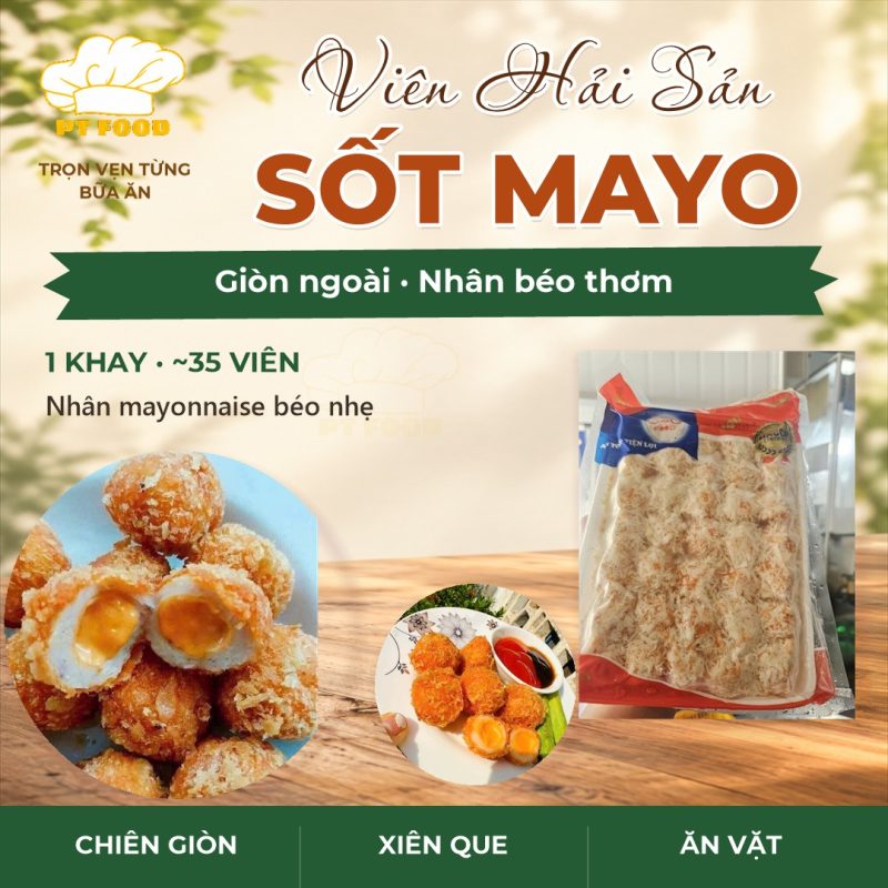 Viên Hải Sản Sốt Mayonnaise