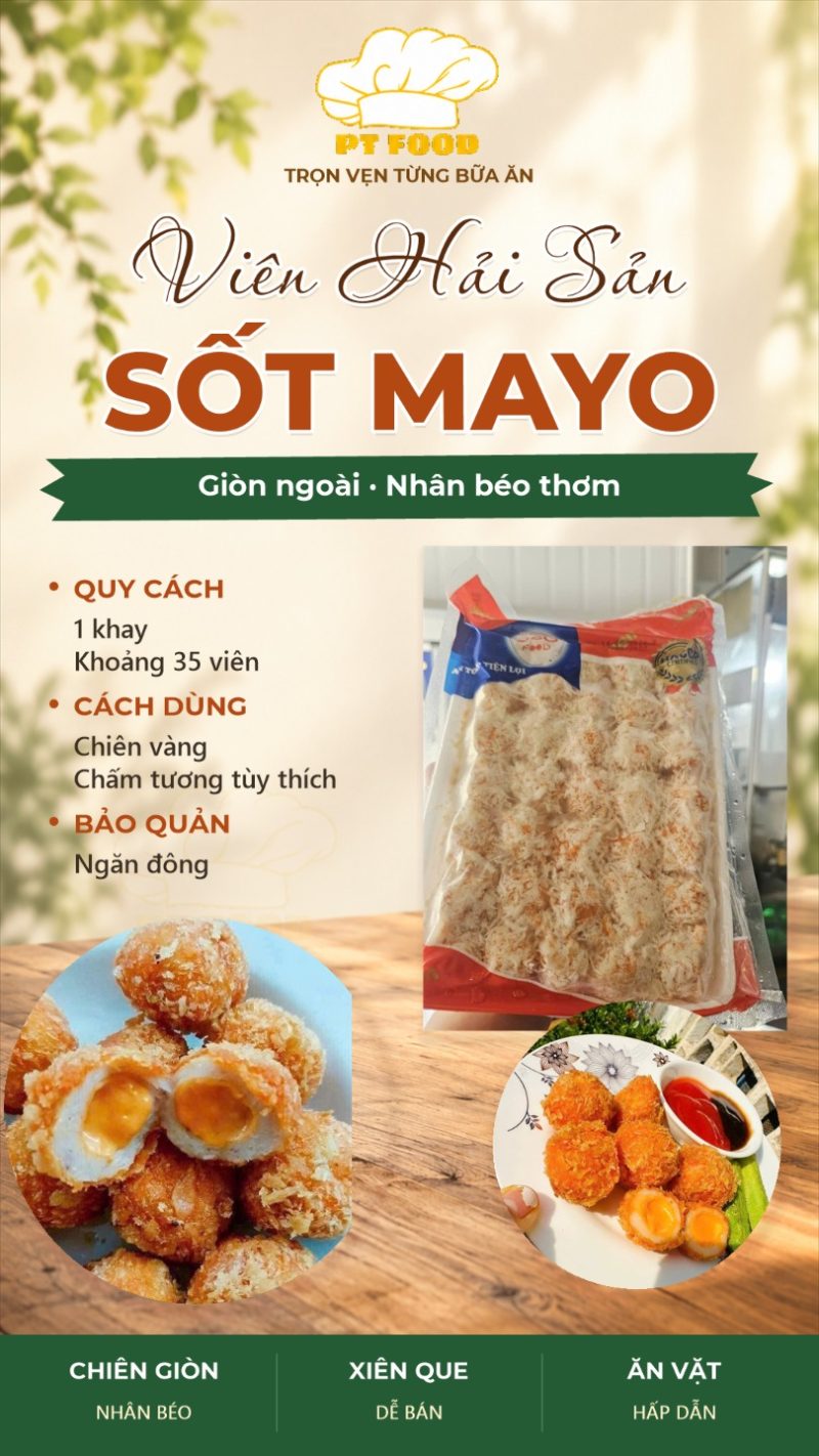Viên Hải Sản Sốt Mayonnaise — 500gr - ảnh 8